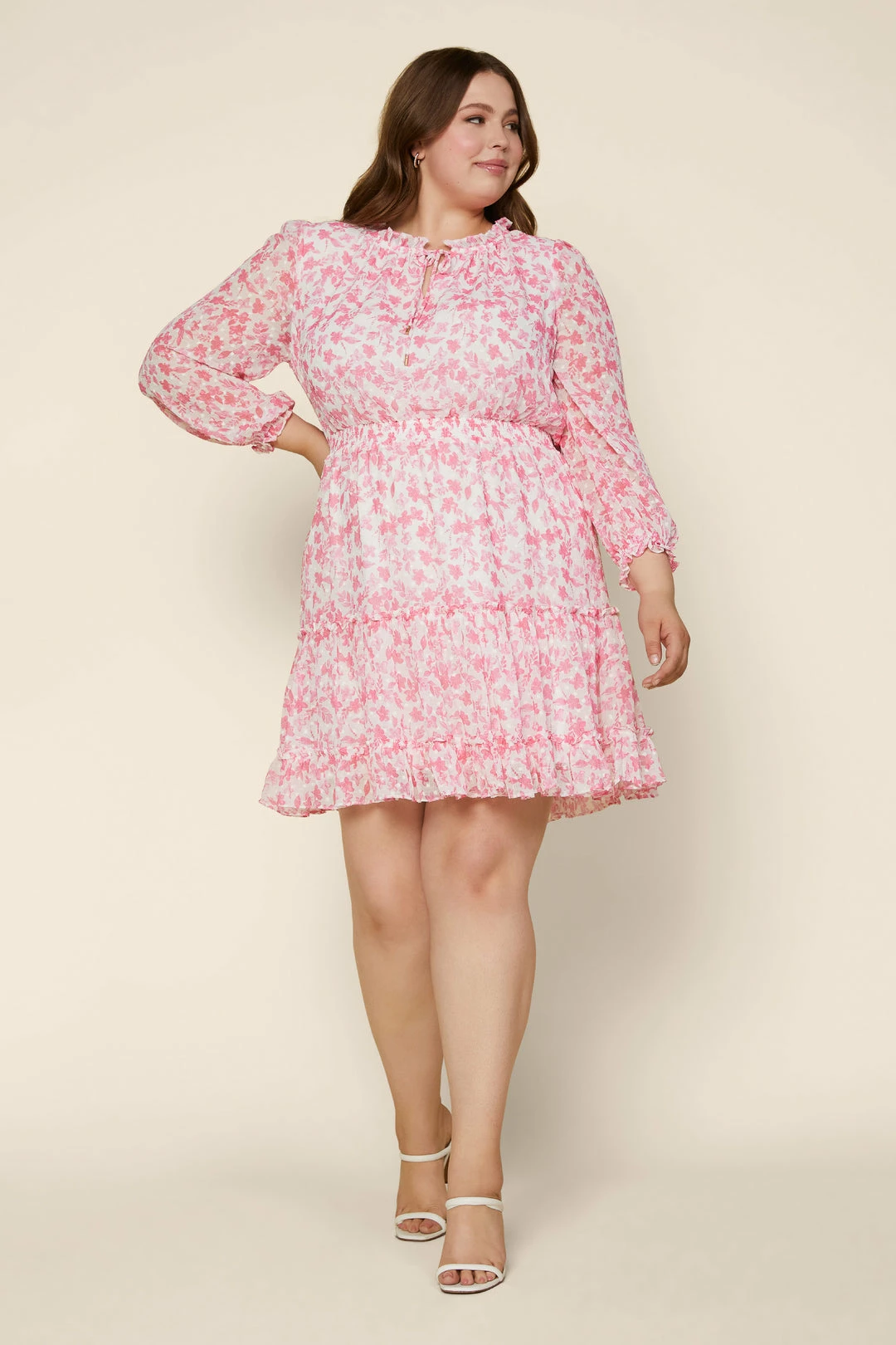 SKIES ARE BLUE New In Plus Size Plus Size - Sweet Floral Mini Dress 4 SKIES ARE BLUE New In Plus Size Plus Size - Sweet Floral Mini Dress