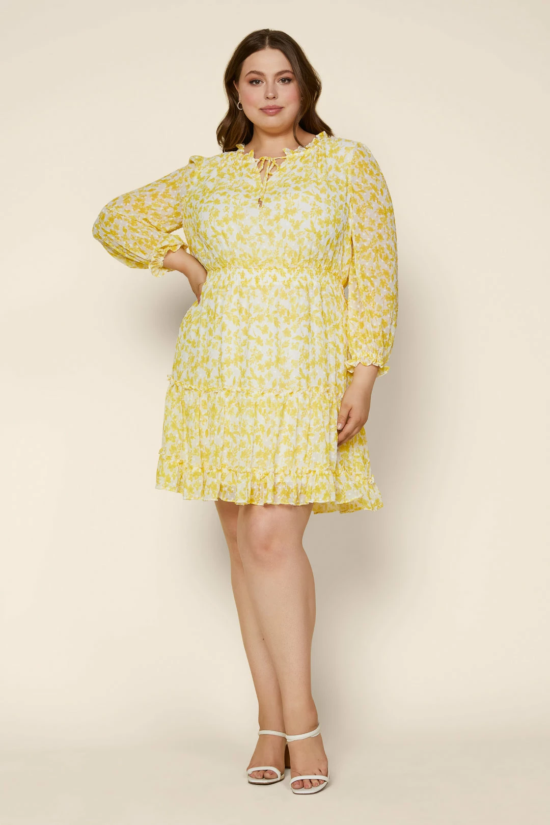 SKIES ARE BLUE Plus Size - Sweet Floral Mini Dress New In Plus Size 4 SKIES ARE BLUE Plus Size - Sweet Floral Mini Dress New In Plus Size