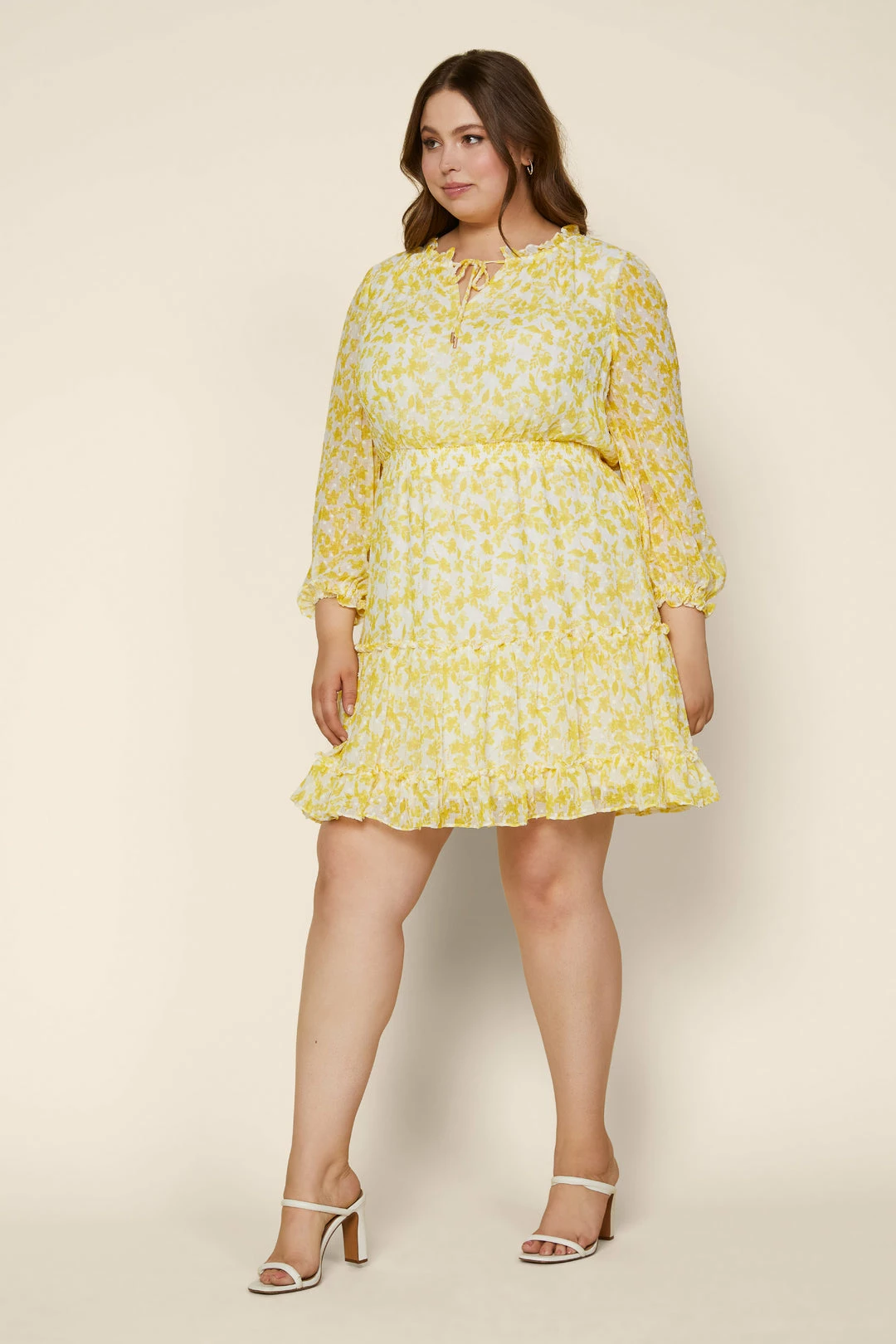 SKIES ARE BLUE Plus Size - Sweet Floral Mini Dress New In Plus Size 6 SKIES ARE BLUE Plus Size - Sweet Floral Mini Dress New In Plus Size