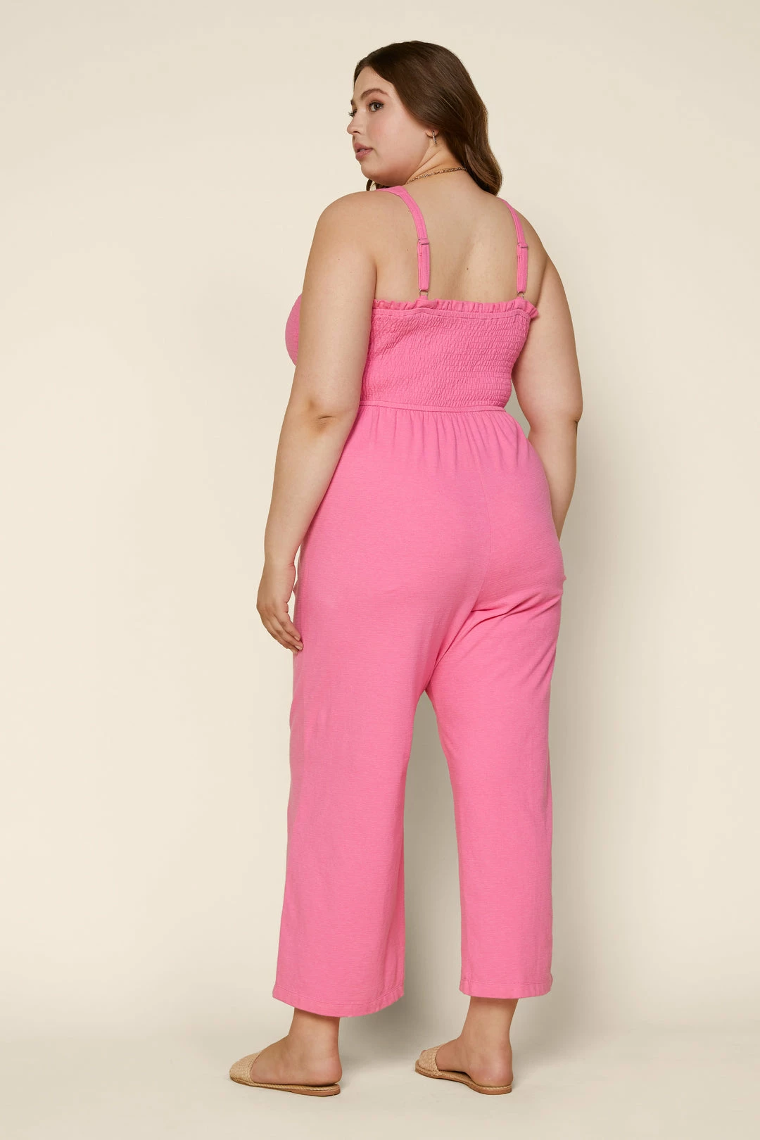 SKIES ARE BLUE Plus Size - Smocked Knit Jumpsuit 6 SKIES ARE BLUE Plus Size - Smocked Knit Jumpsuit