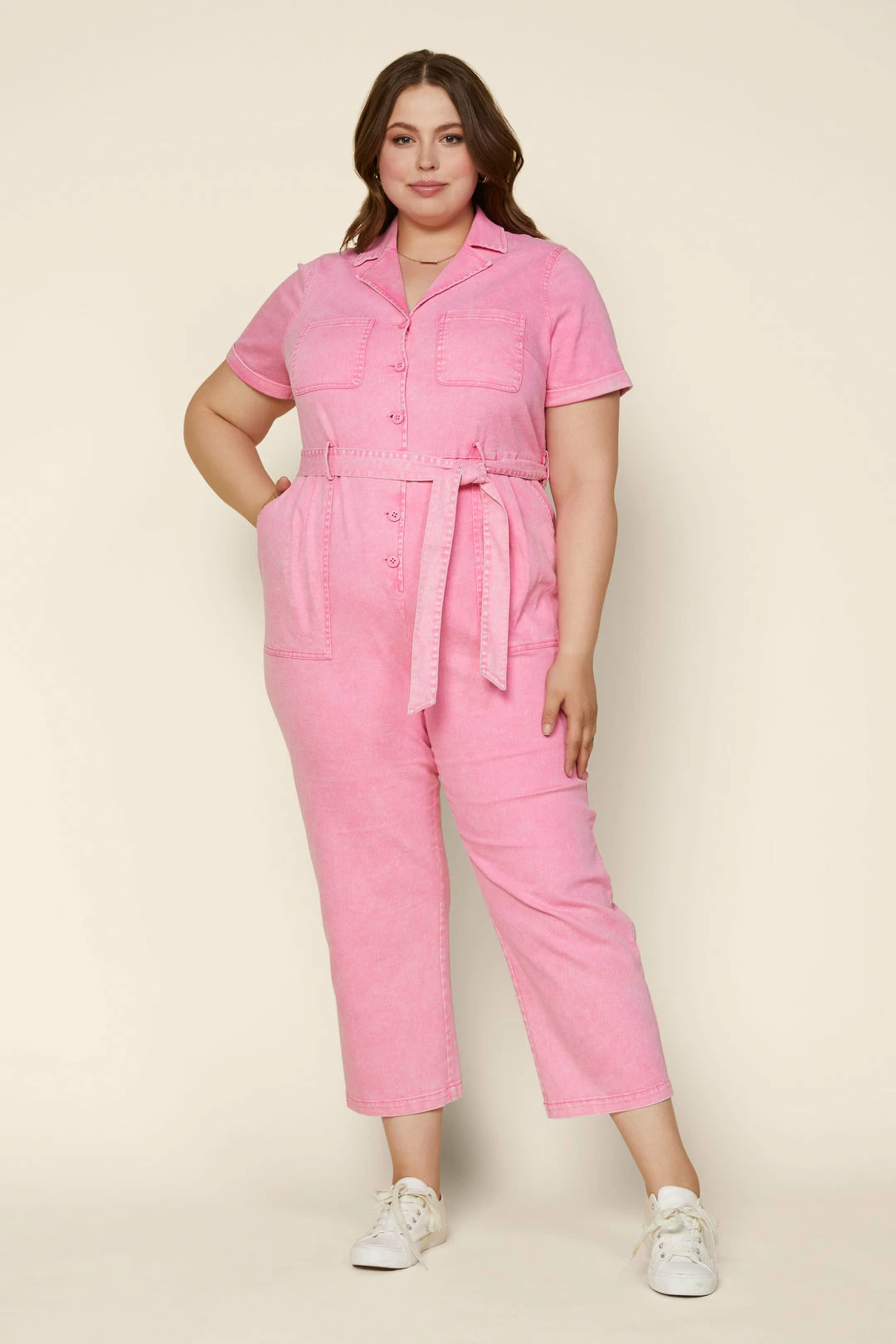 SKIES ARE BLUE Plus Size - Kendall Utility Jumpsuit New In Plus Size 4 SKIES ARE BLUE Plus Size - Kendall Utility Jumpsuit New In Plus Size