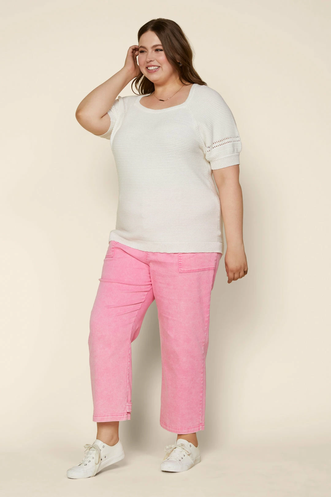 SKIES ARE BLUE Plus Size - Puff Sleeve Sweater 4 SKIES ARE BLUE Plus Size - Puff Sleeve Sweater