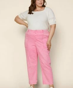 SKIES ARE BLUE Plus Size - Denim Utility Pants 10 SKIES ARE BLUE Plus Size - Denim Utility Pants