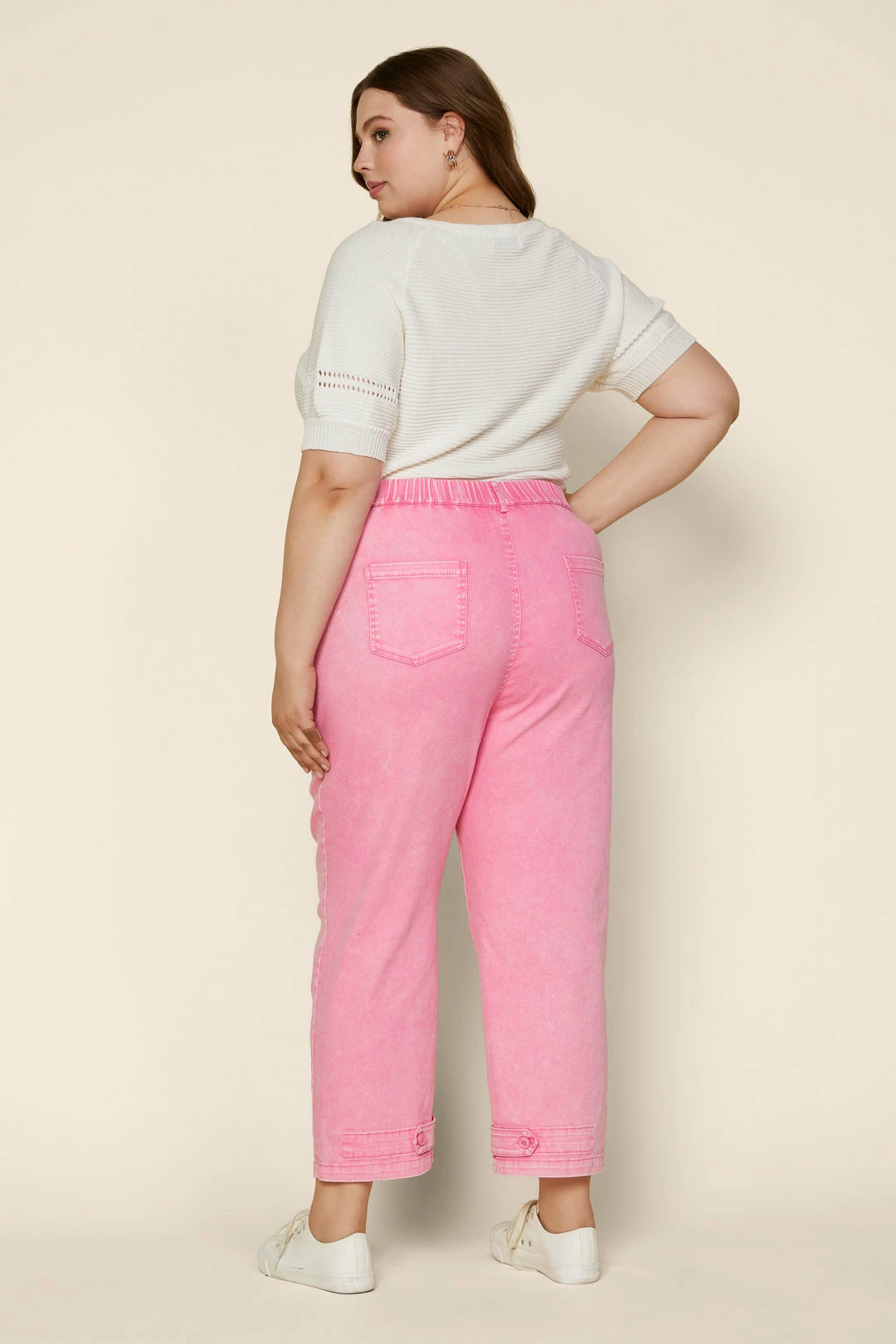 SKIES ARE BLUE Plus Size - Denim Utility Pants 7 SKIES ARE BLUE Plus Size - Denim Utility Pants