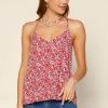 SKIES ARE BLUE Floral Color Block Strappy Cami Tops 2 SKIES ARE BLUE Floral Color Block Strappy Cami Tops