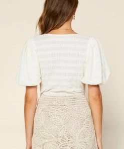 SKIES ARE BLUE Square Neck Top Clothing