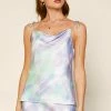 SKIES ARE BLUE Clothing Tie Dye Cowl Neck Cami 1 SKIES ARE BLUE Clothing Tie Dye Cowl Neck Cami