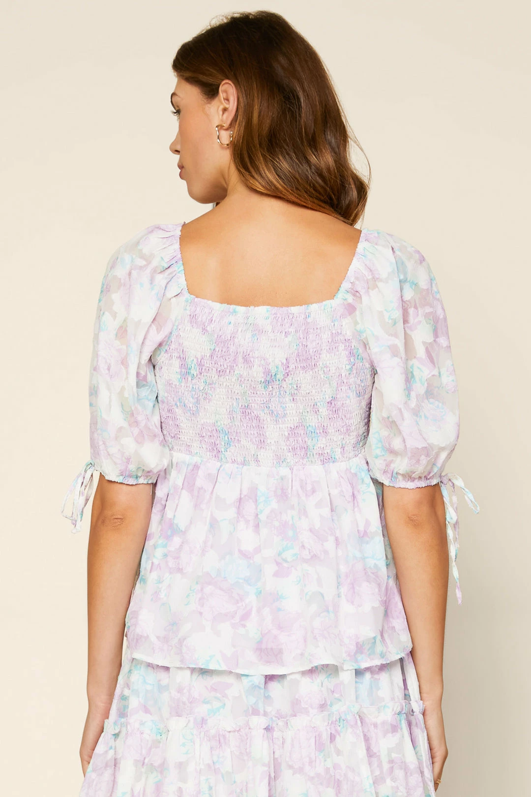 SKIES ARE BLUE Floral Sweetheart Neckline Top 5 SKIES ARE BLUE Floral Sweetheart Neckline Top