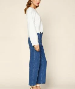 SKIES ARE BLUE Raya Scallop Trimmed Sweater Clothing 8 SKIES ARE BLUE Raya Scallop Trimmed Sweater Clothing