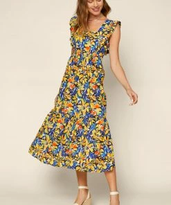 Skies Are Blue online shop 30 SKIES ARE BLUE Alyssa Floral Back Tie Dress