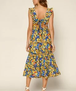 SKIES ARE BLUE Alyssa Floral Back Tie Dress 7 SKIES ARE BLUE Alyssa Floral Back Tie Dress