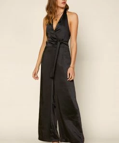SKIES ARE BLUE Satin Halter Jumpsuit Jumpsuits 9 SKIES ARE BLUE Satin Halter Jumpsuit Jumpsuits