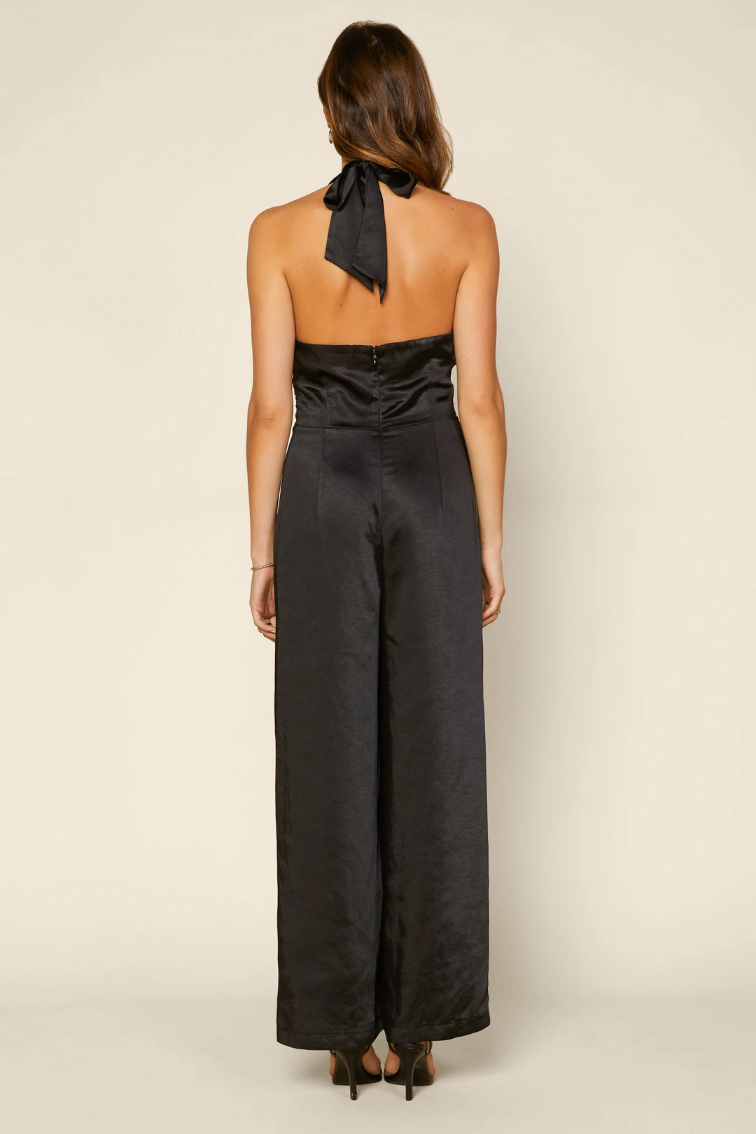 SKIES ARE BLUE Satin Halter Jumpsuit Jumpsuits 4 SKIES ARE BLUE Satin Halter Jumpsuit Jumpsuits