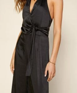SKIES ARE BLUE Satin Halter Jumpsuit Jumpsuits 8 SKIES ARE BLUE Satin Halter Jumpsuit Jumpsuits