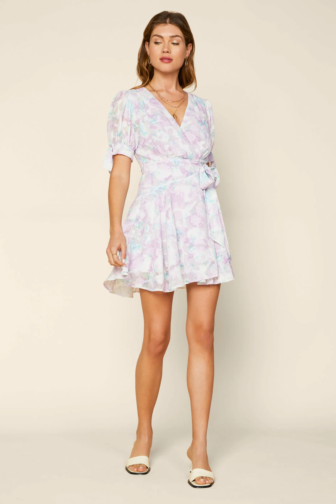 SKIES ARE BLUE Cleo Floral Wrap Dress 4 SKIES ARE BLUE Cleo Floral Wrap Dress
