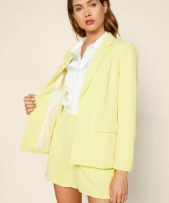 SKIES ARE BLUE Clothing Welt Pocket Blazer