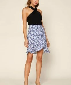 SKIES ARE BLUE Meghan Floral Mini Skirt