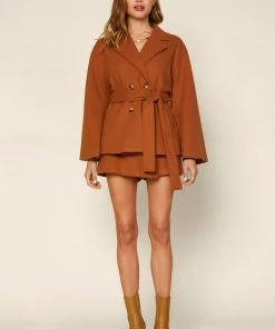 SKIES ARE BLUE Kenzie Belted Cape Coat 12 SKIES ARE BLUE Kenzie Belted Cape Coat