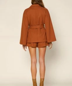 SKIES ARE BLUE Kenzie Belted Cape Coat 13 SKIES ARE BLUE Kenzie Belted Cape Coat