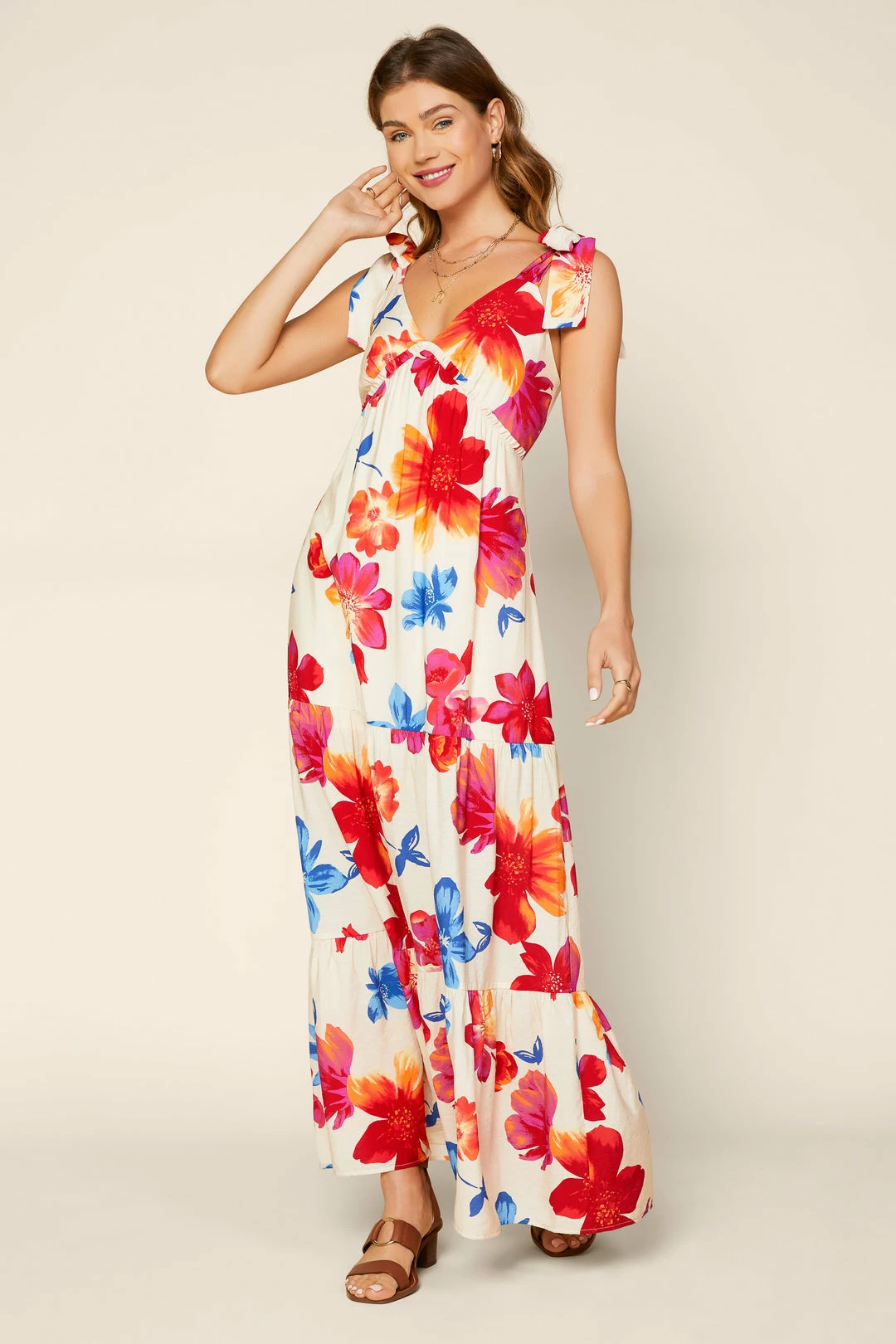 SKIES ARE BLUE Clothing Flora Maxi Dress 4 SKIES ARE BLUE Clothing Flora Maxi Dress