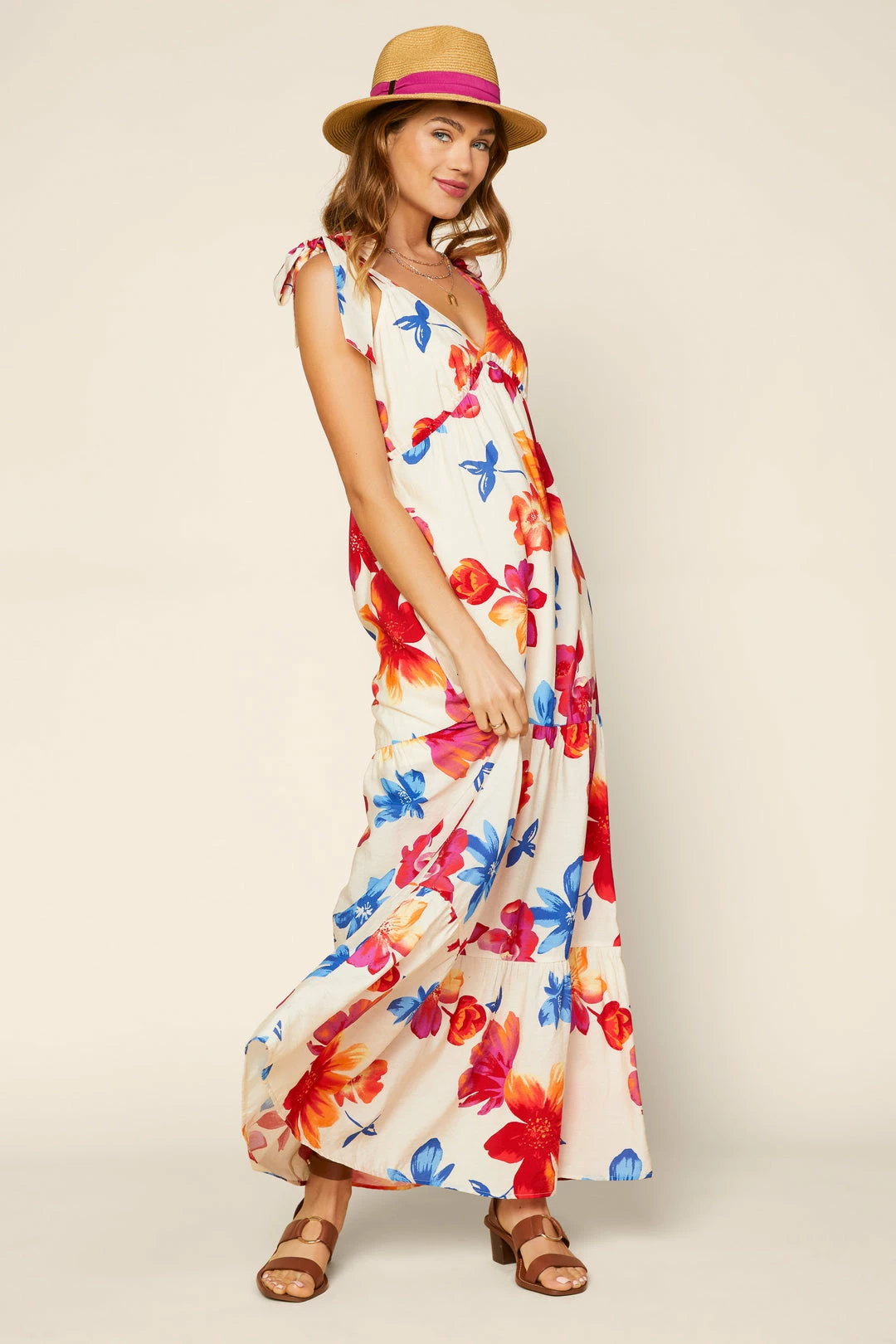 SKIES ARE BLUE Clothing Flora Maxi Dress 6 SKIES ARE BLUE Clothing Flora Maxi Dress