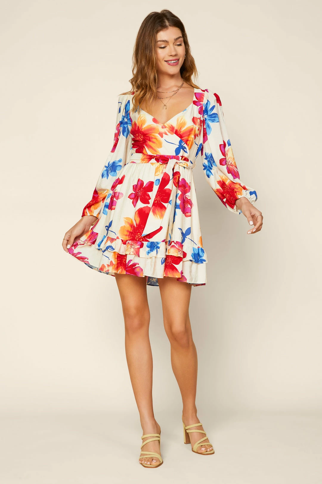SKIES ARE BLUE Floral Sweetheart Mini Dress 3 SKIES ARE BLUE Floral Sweetheart Mini Dress
