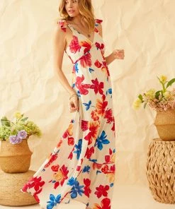 SKIES ARE BLUE Clothing Flora Maxi Dress