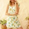 SKIES ARE BLUE Lemon Print Mini Dress 2 SKIES ARE BLUE Lemon Print Mini Dress