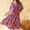 SKIES ARE BLUE Plus Size - Caroline Multicolor Floral Dress 1 SKIES ARE BLUE Plus Size - Caroline Multicolor Floral Dress