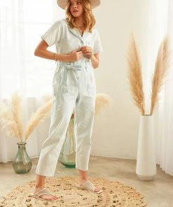 SKIES ARE BLUE Kendall Utility Jumpsuit Jumpsuits