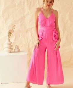 SKIES ARE BLUE Jumpsuits Milia Flowy Sleeveless Jumpsuit