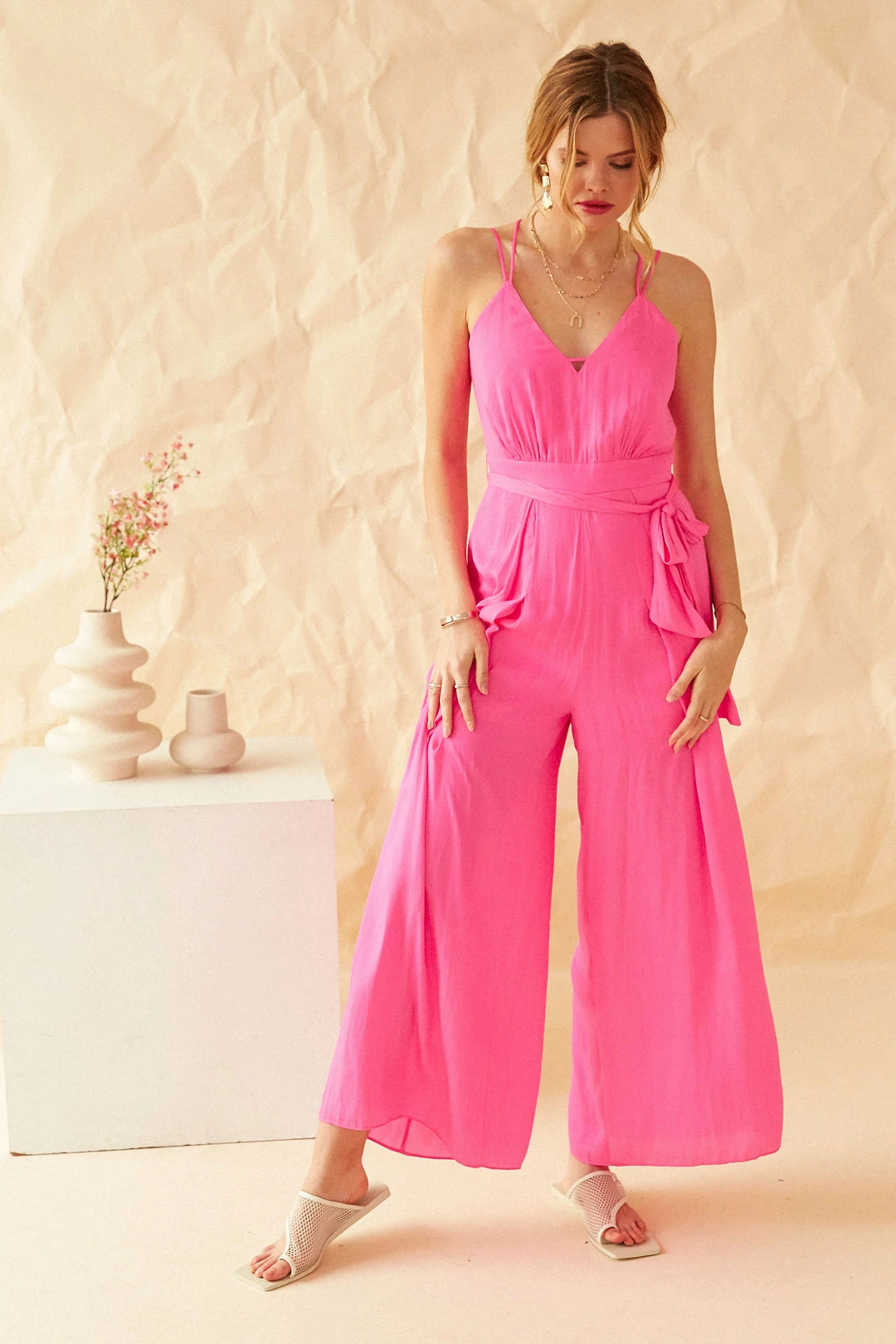 SKIES ARE BLUE Jumpsuits Milia Flowy Sleeveless Jumpsuit 3 SKIES ARE BLUE Jumpsuits Milia Flowy Sleeveless Jumpsuit