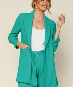 SKIES ARE BLUE Double Breasted Blazer