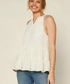 SKIES ARE BLUE Textured Halter Top New In Clothing