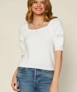 SKIES ARE BLUE New In Clothing Puff Sleeve Sweater