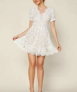 SKIES ARE BLUE Lace Mini Dress New In Clothing