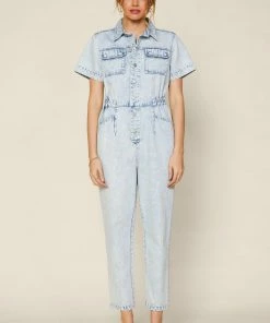 SKIES ARE BLUE Denim Utility Jumpsuit New In Clothing