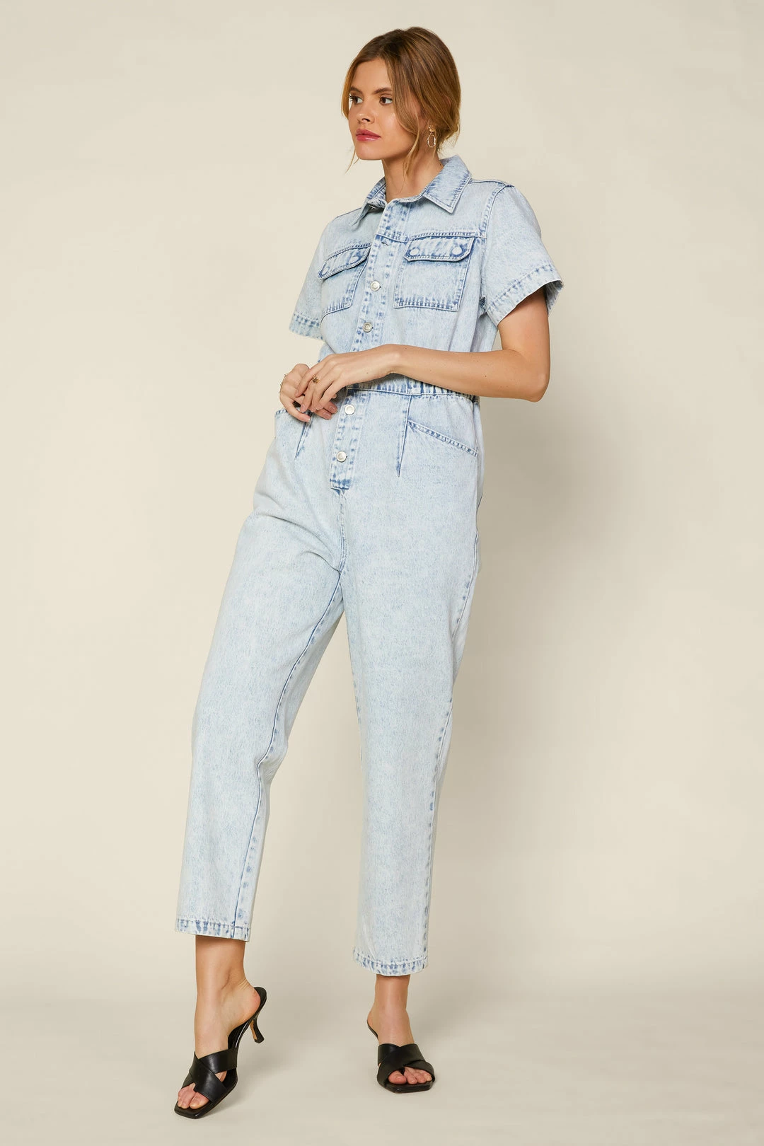 SKIES ARE BLUE Denim Utility Jumpsuit New In Clothing 3 SKIES ARE BLUE Denim Utility Jumpsuit New In Clothing