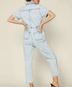 SKIES ARE BLUE Denim Utility Jumpsuit New In Clothing 8 SKIES ARE BLUE Denim Utility Jumpsuit New In Clothing