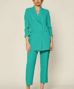 SKIES ARE BLUE Double Breasted Blazer