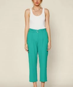 SKIES ARE BLUE New In Clothing Pleated Straight Leg Pants