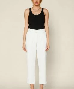 SKIES ARE BLUE New In Clothing Pleated Straight Leg Pants