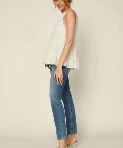 SKIES ARE BLUE Textured Halter Top New In Clothing