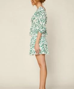 SKIES ARE BLUE Printed Swiss Dot Top Tops 9 SKIES ARE BLUE Printed Swiss Dot Top Tops