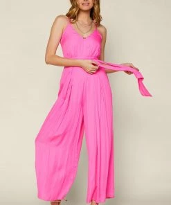 SKIES ARE BLUE Jumpsuits Milia Flowy Sleeveless Jumpsuit