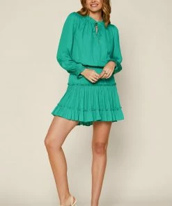 Skies Are Blue online shop 40 SKIES ARE BLUE Aubrey Ruffled Mini Dress