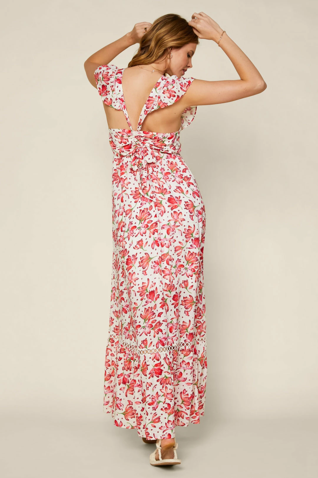 SKIES ARE BLUE Dresses Rosa Floral Swiss Dot Dress 6 SKIES ARE BLUE Dresses Rosa Floral Swiss Dot Dress