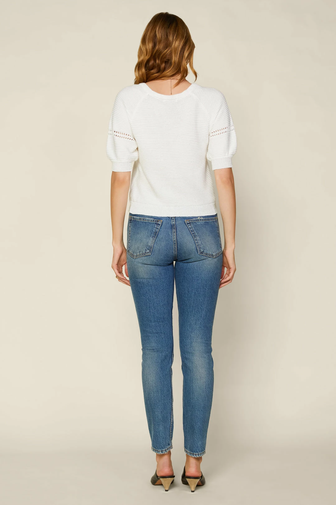 SKIES ARE BLUE New In Clothing Puff Sleeve Sweater 6 SKIES ARE BLUE New In Clothing Puff Sleeve Sweater