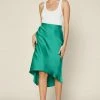 SKIES ARE BLUE High Low Satin Midi Skirt 2 SKIES ARE BLUE High Low Satin Midi Skirt