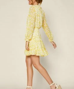 SKIES ARE BLUE Sweet Floral Mini Dress New In Clothing